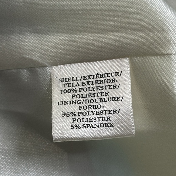 Ann Taylor knee length ivory color block 3/4 sleeves dress size 14T - Picture 10 of 10